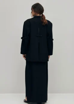 Amber Black Blazer