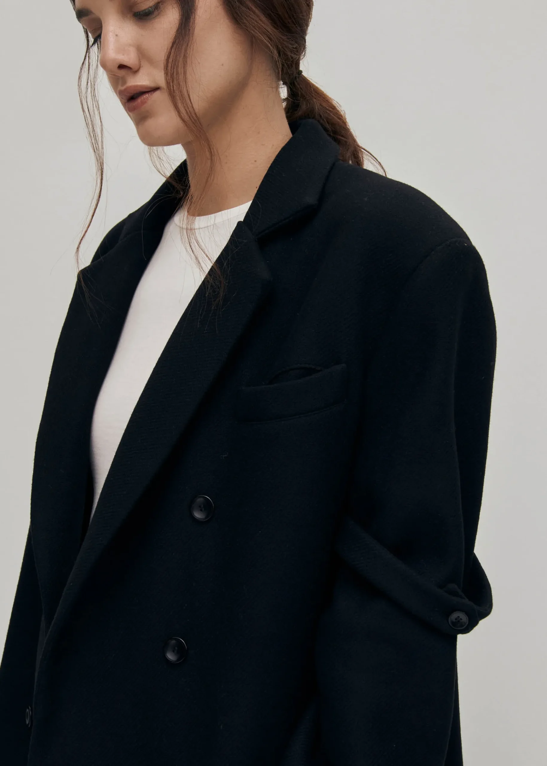 Amber Black Blazer