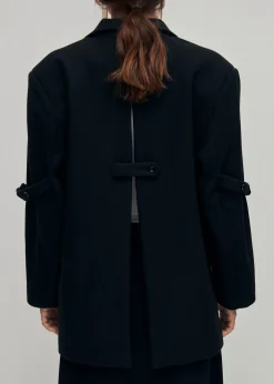 Amber Black Blazer