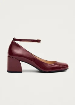 Antoine Onix Burgund Leder Pumps