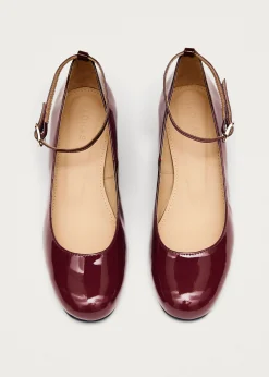 Antoine Onix Burgund Leder Pumps