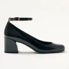 Antoine Onix Schwarze Leder Pumps