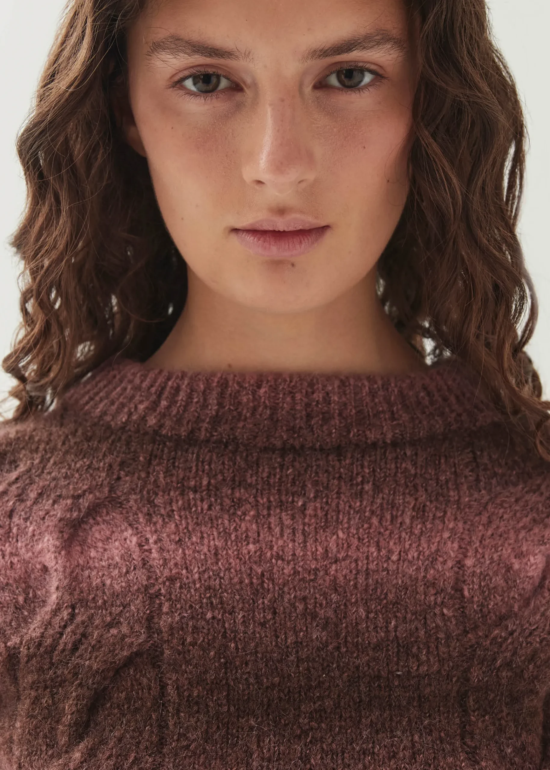 Aspen Pink Strick-pullover