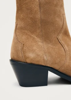 Austin Cowboy-Stiefeletten aus Wildleder