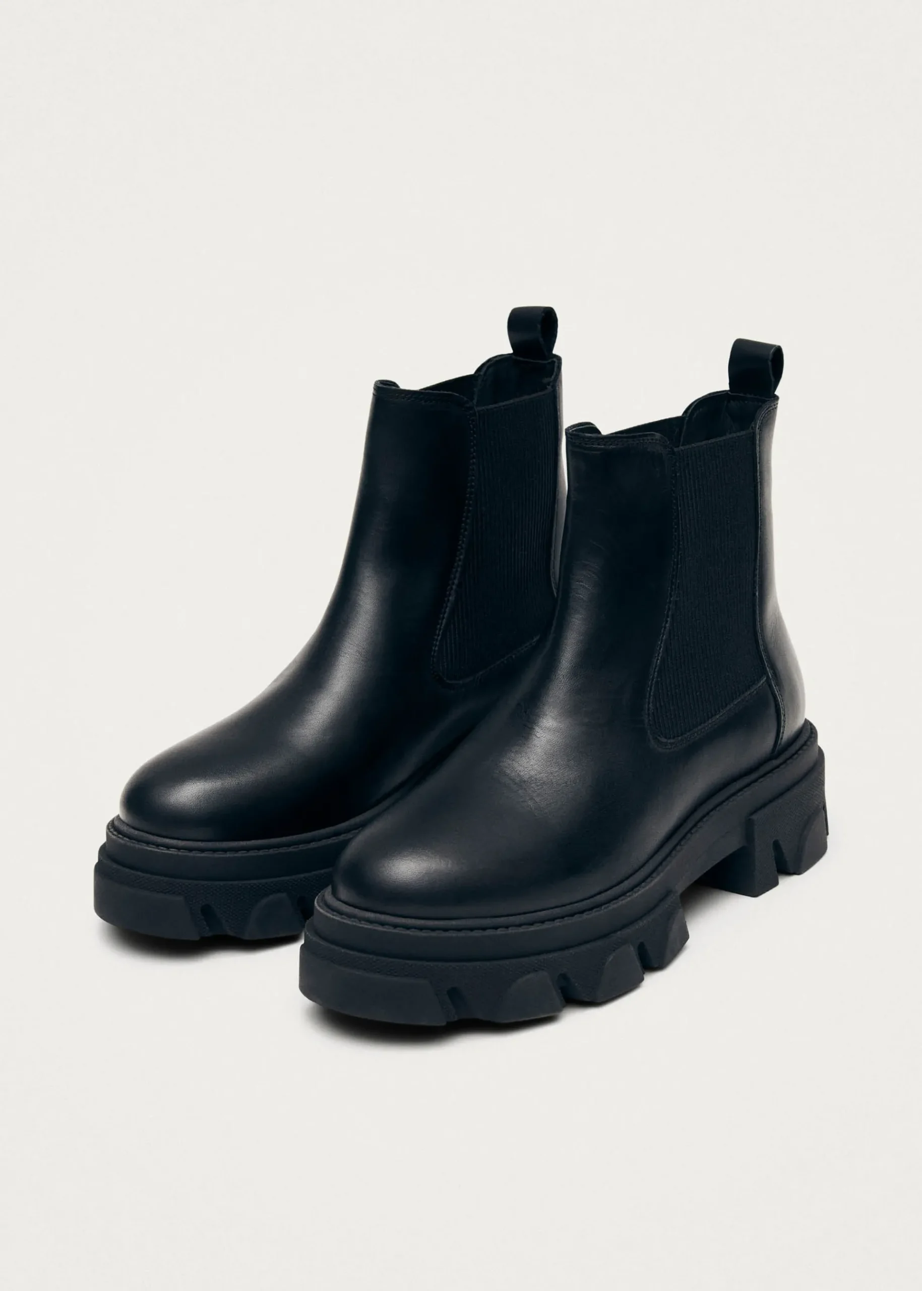 Berenice Schwarze Chelsea-Stiefel aus Leder