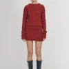 Blossom Roter Strickpullover
