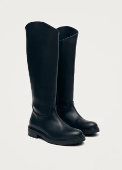 Carson Schwarze Vegane Reitstiefel