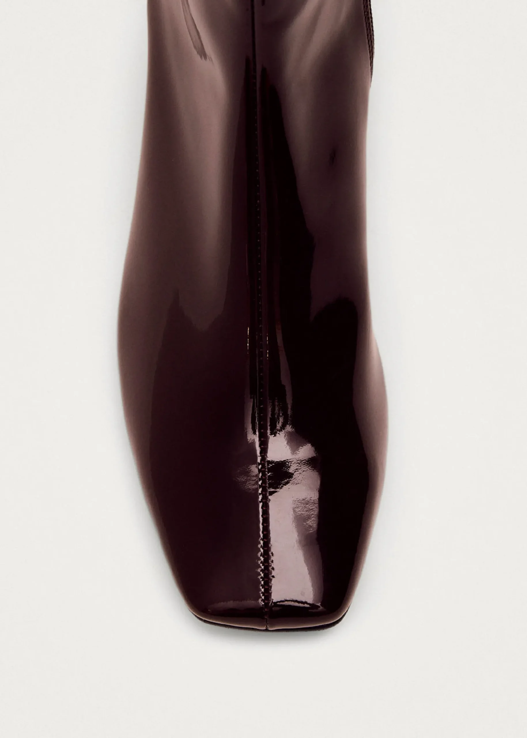 Chalk Burgunderfarbene Vegane Kniehohe Stiefel