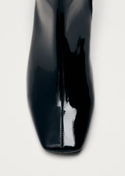 Chalk Schwarze Vegane Kniehohe Stiefel