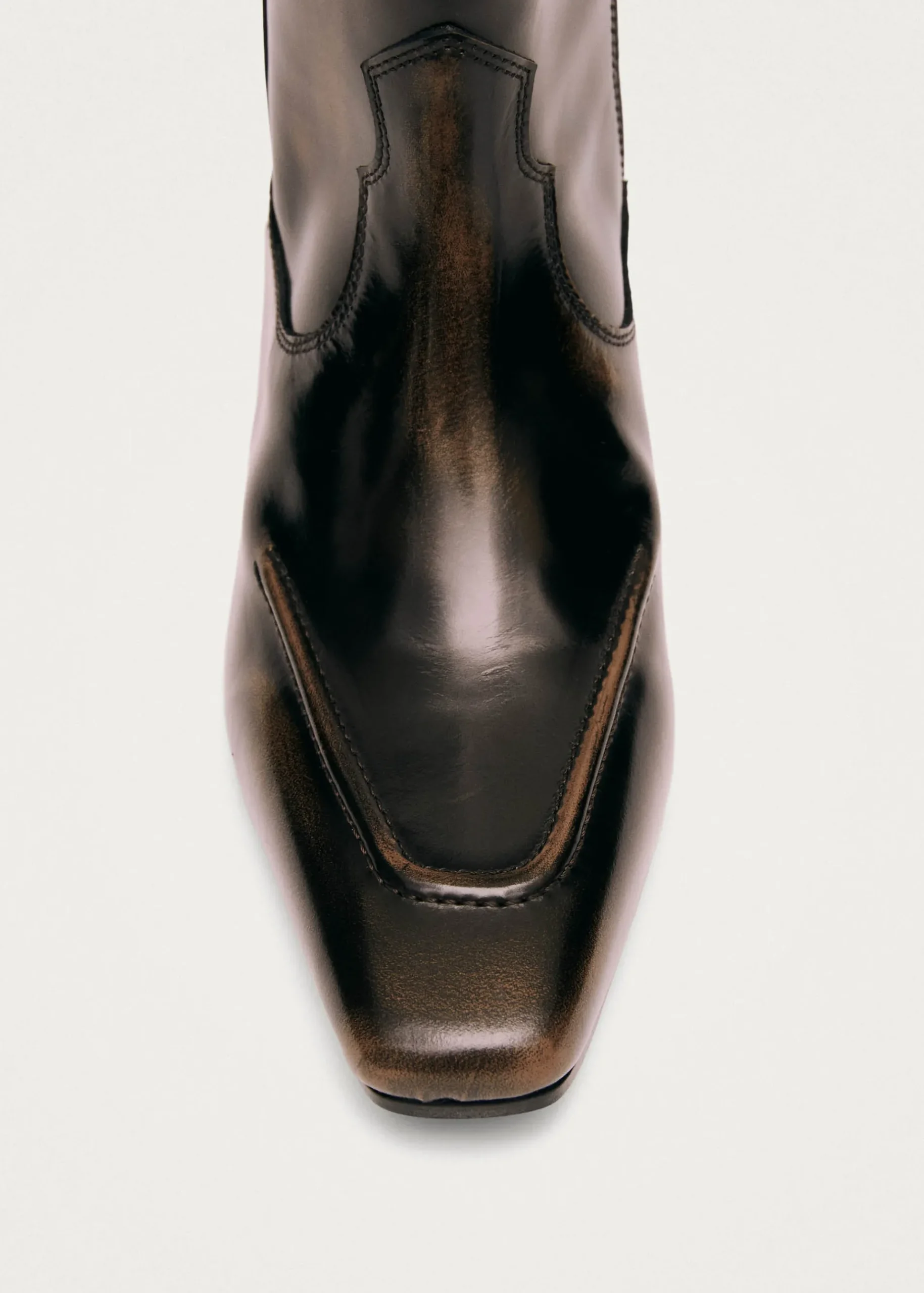 Chase Brushed Braune Lederstiefel
