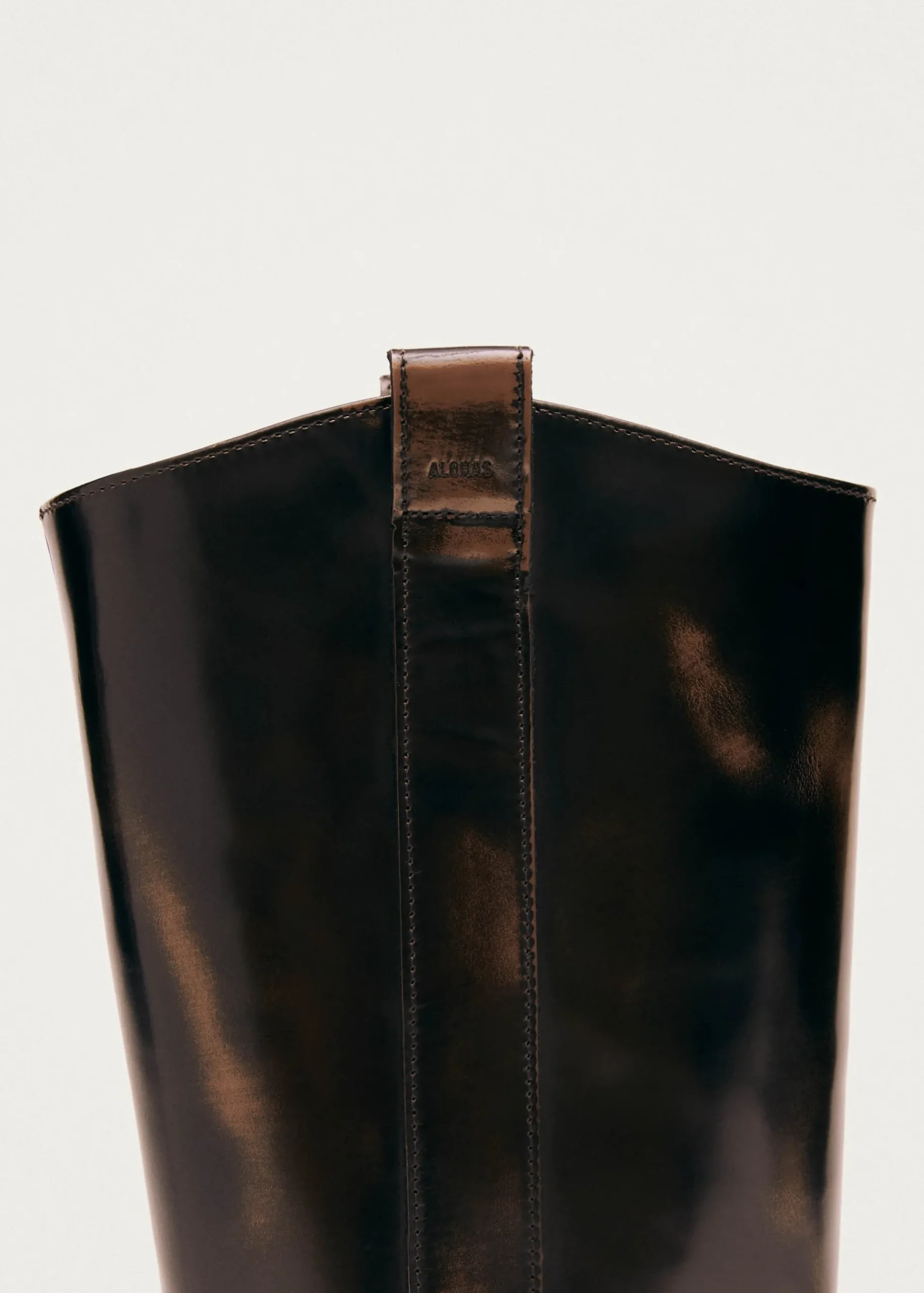Chase Brushed Braune Lederstiefel