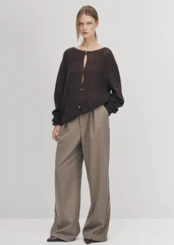 Corden Braune Strickjacke
