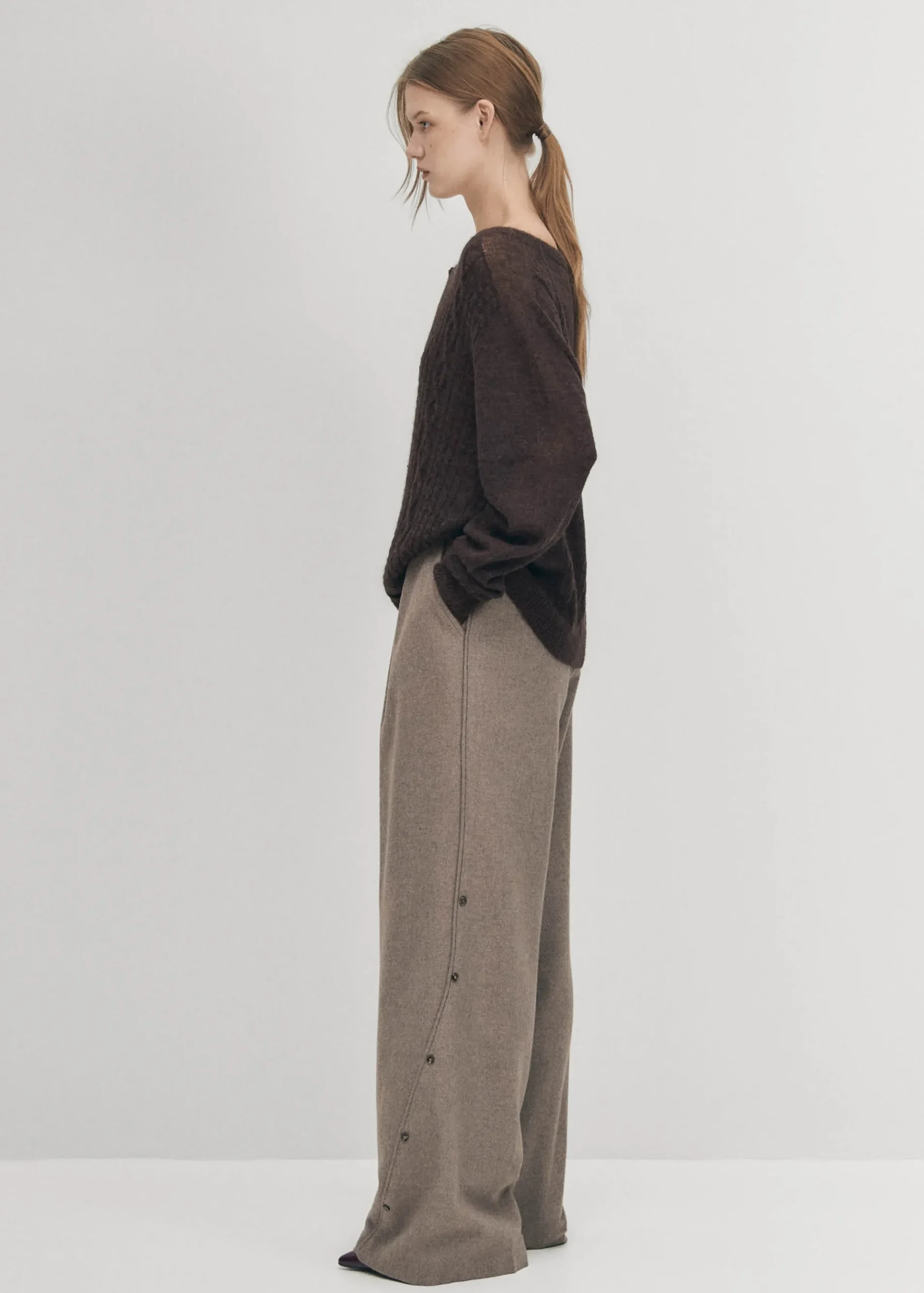 Corden Braune Strickjacke