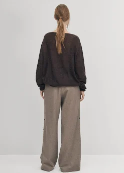 Corden Braune Strickjacke