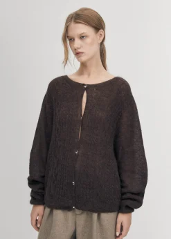 Corden Braune Strickjacke