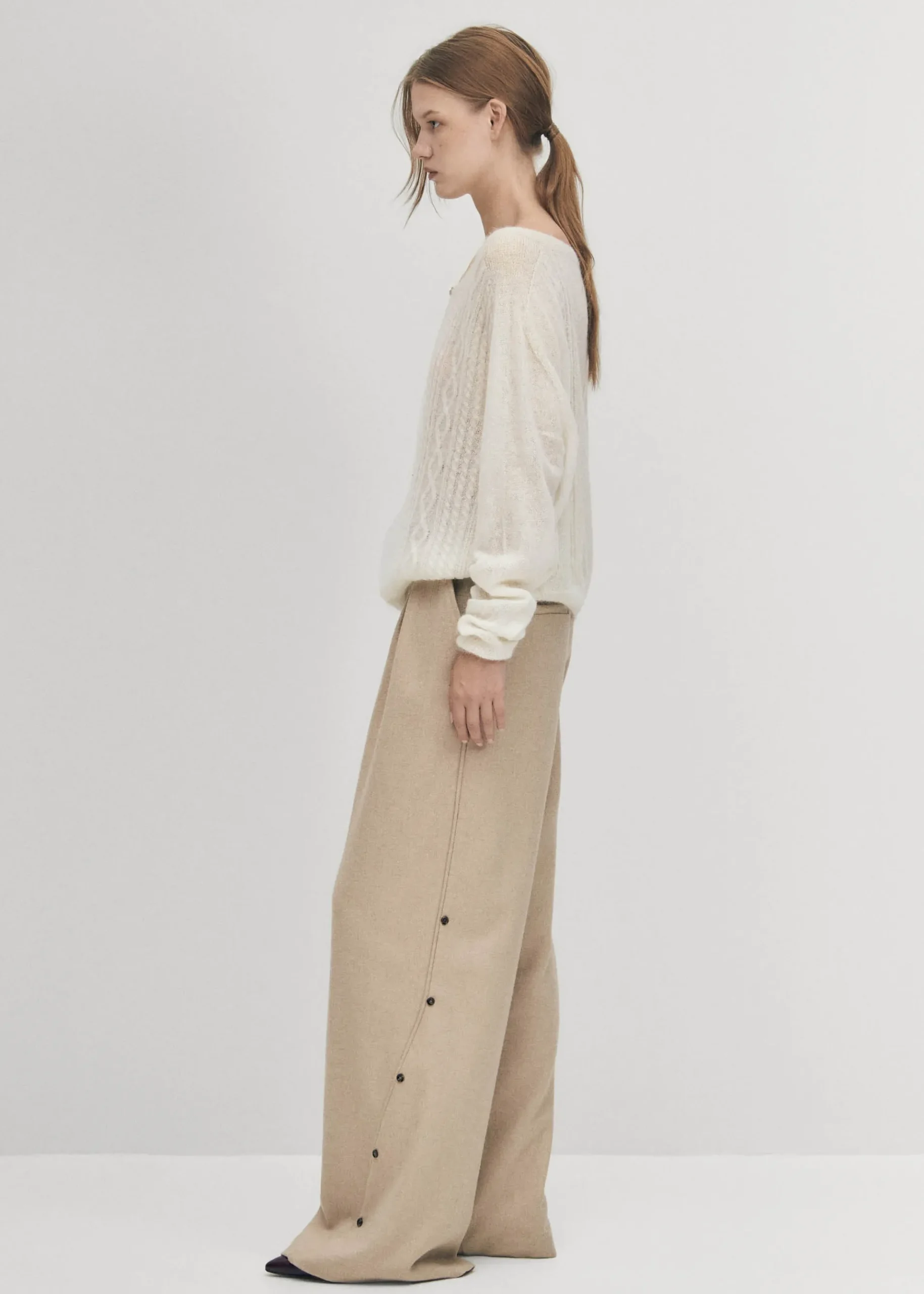 Corden Creme Strickjacke