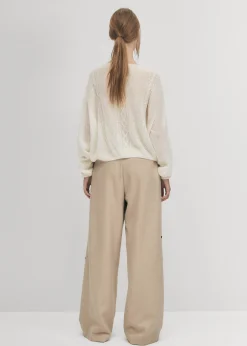 Corden Creme Strickjacke