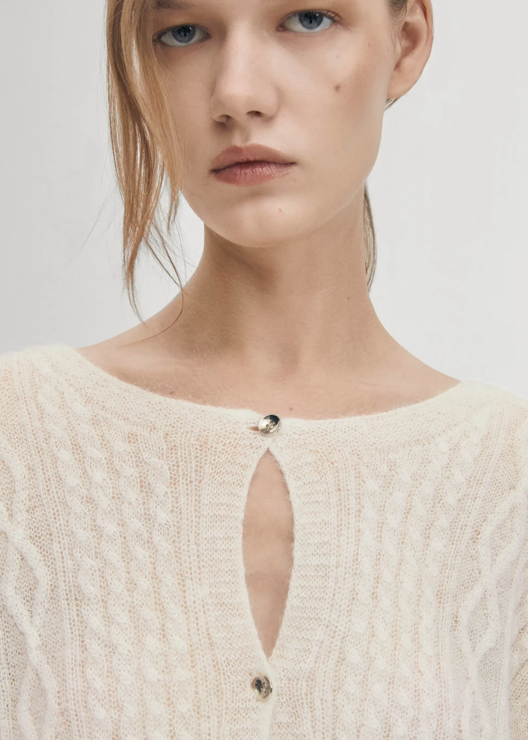 Corden Creme Strickjacke
