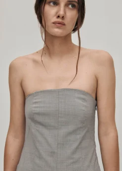 Elisa Grauer Jumpsuit aus Wolle-Mischung