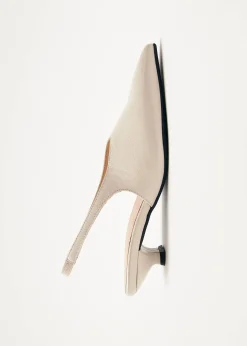 Eros Creme Leder Pumps