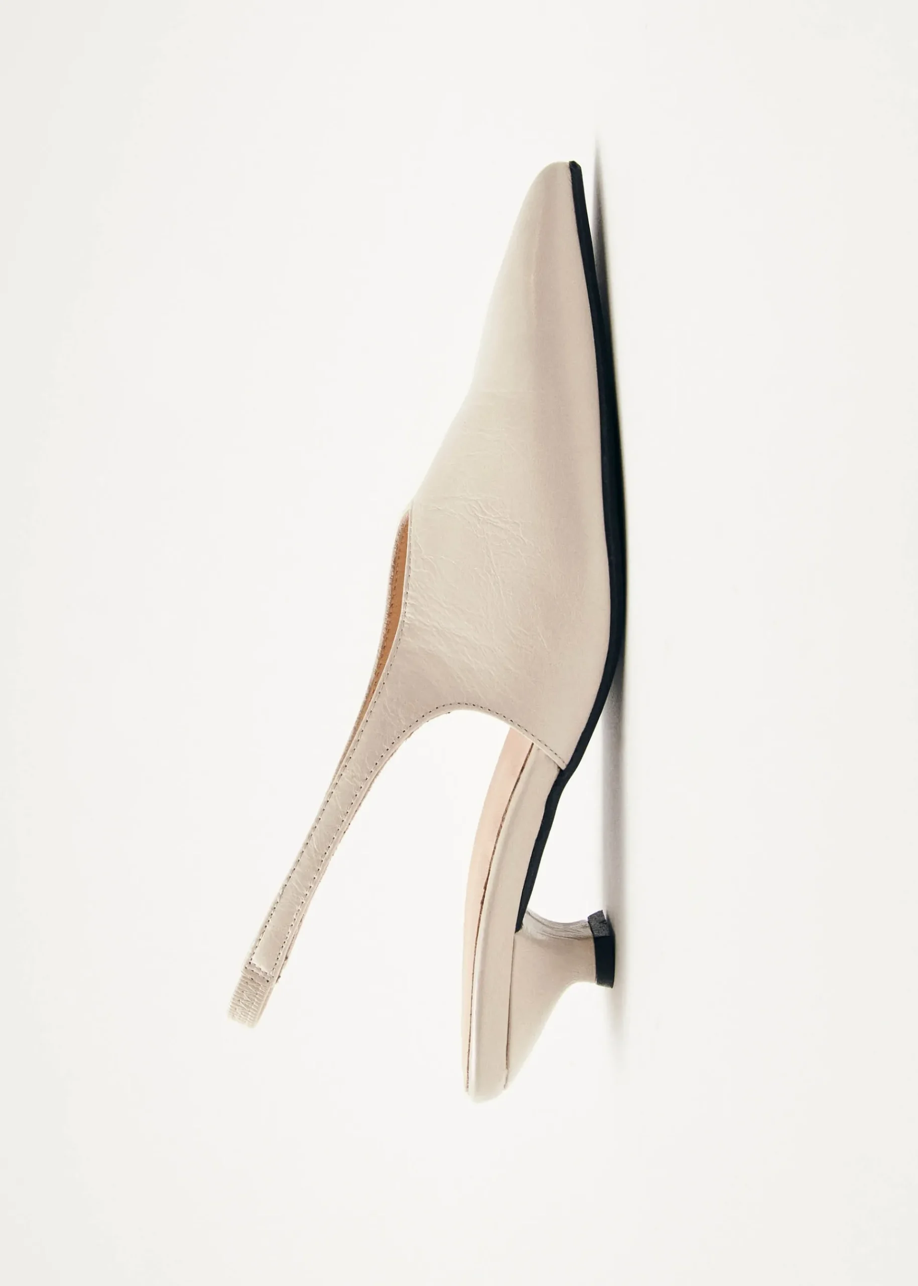 Eros Creme Leder Pumps