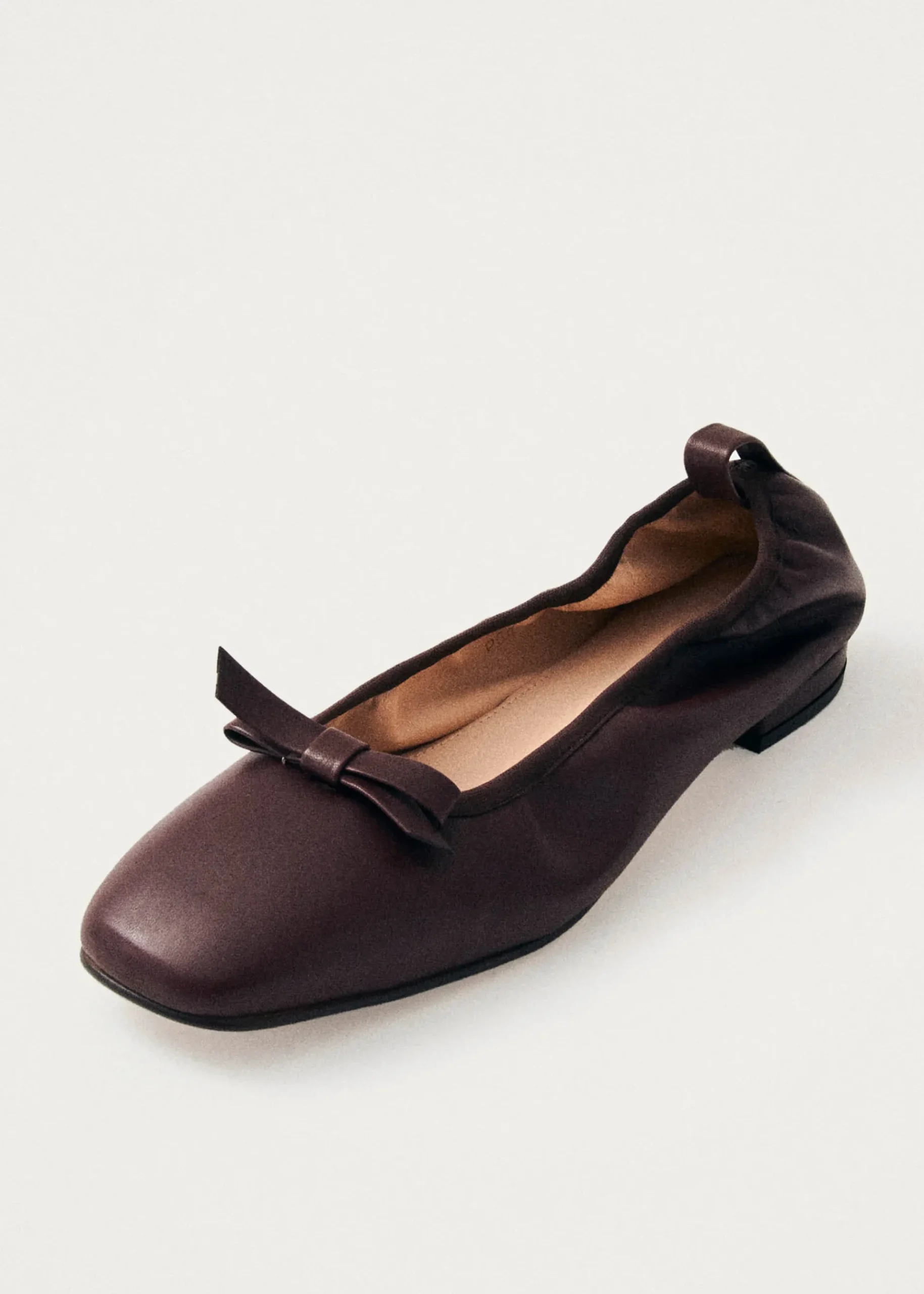 Freya Braune Leder Ballerinas