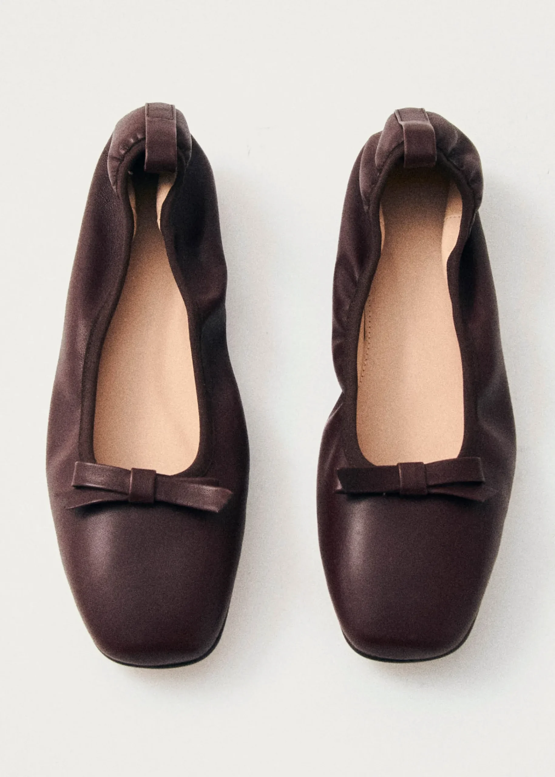 Freya Braune Leder Ballerinas