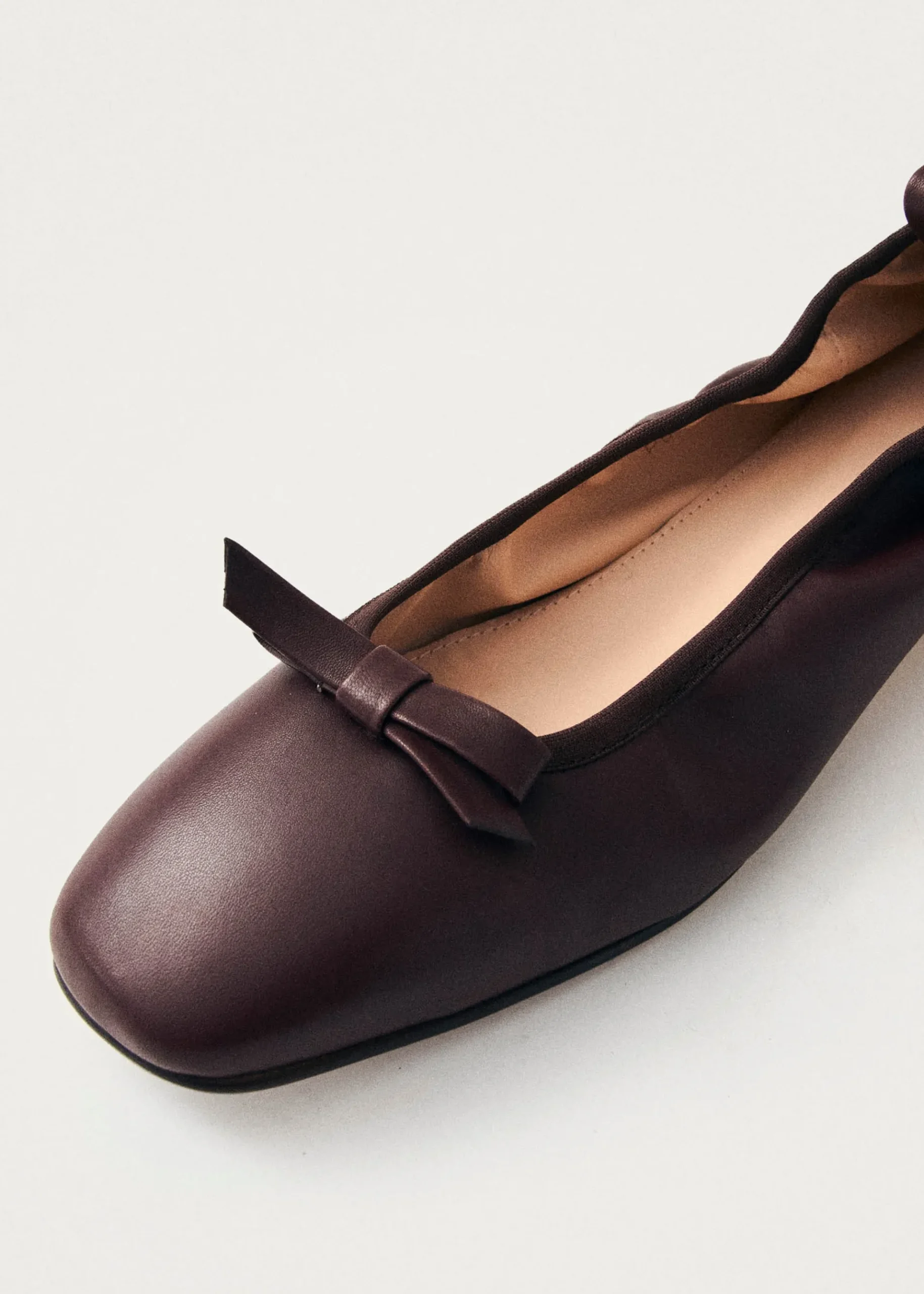 Freya Braune Leder Ballerinas