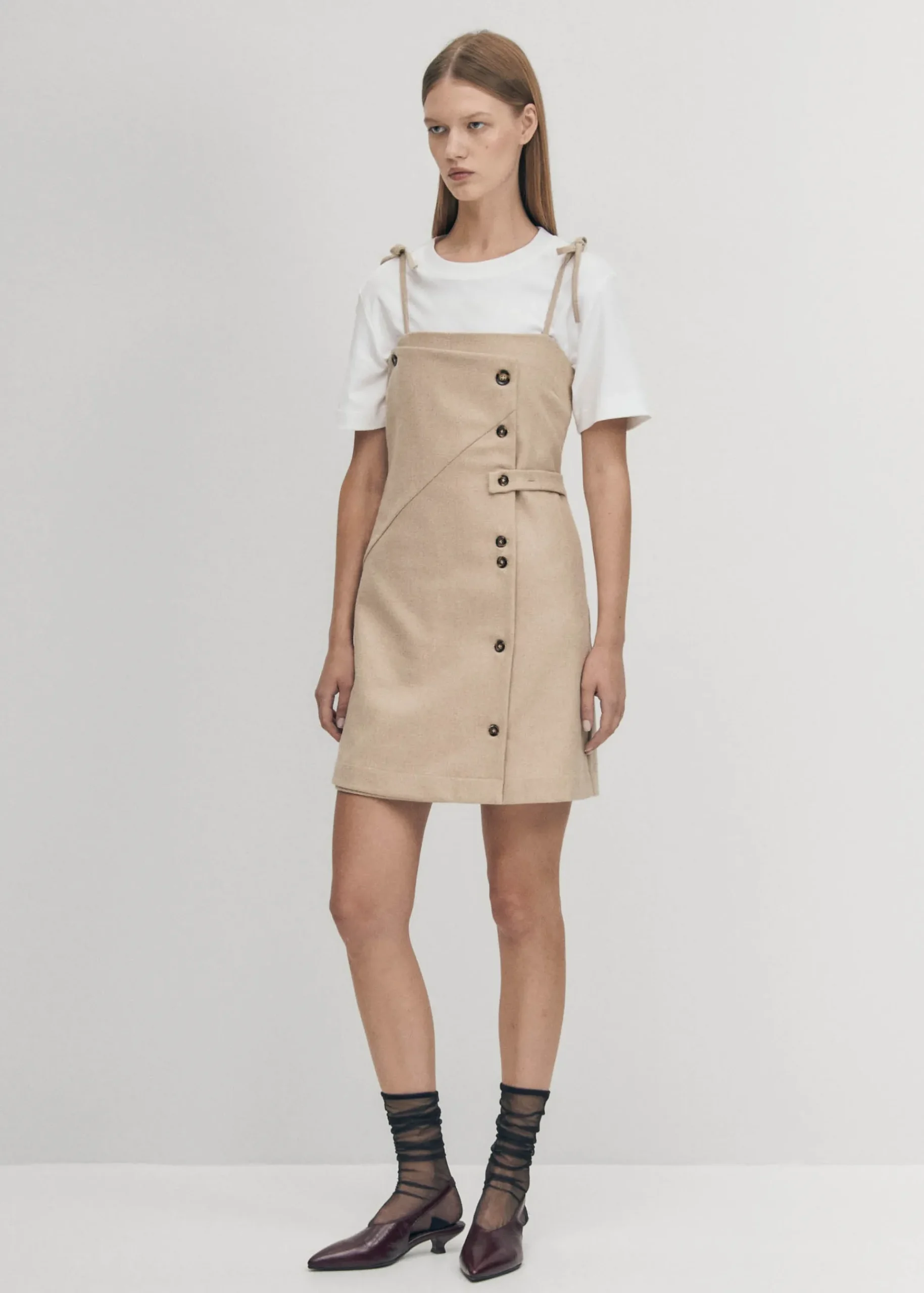 Gala-Beige-Kleid