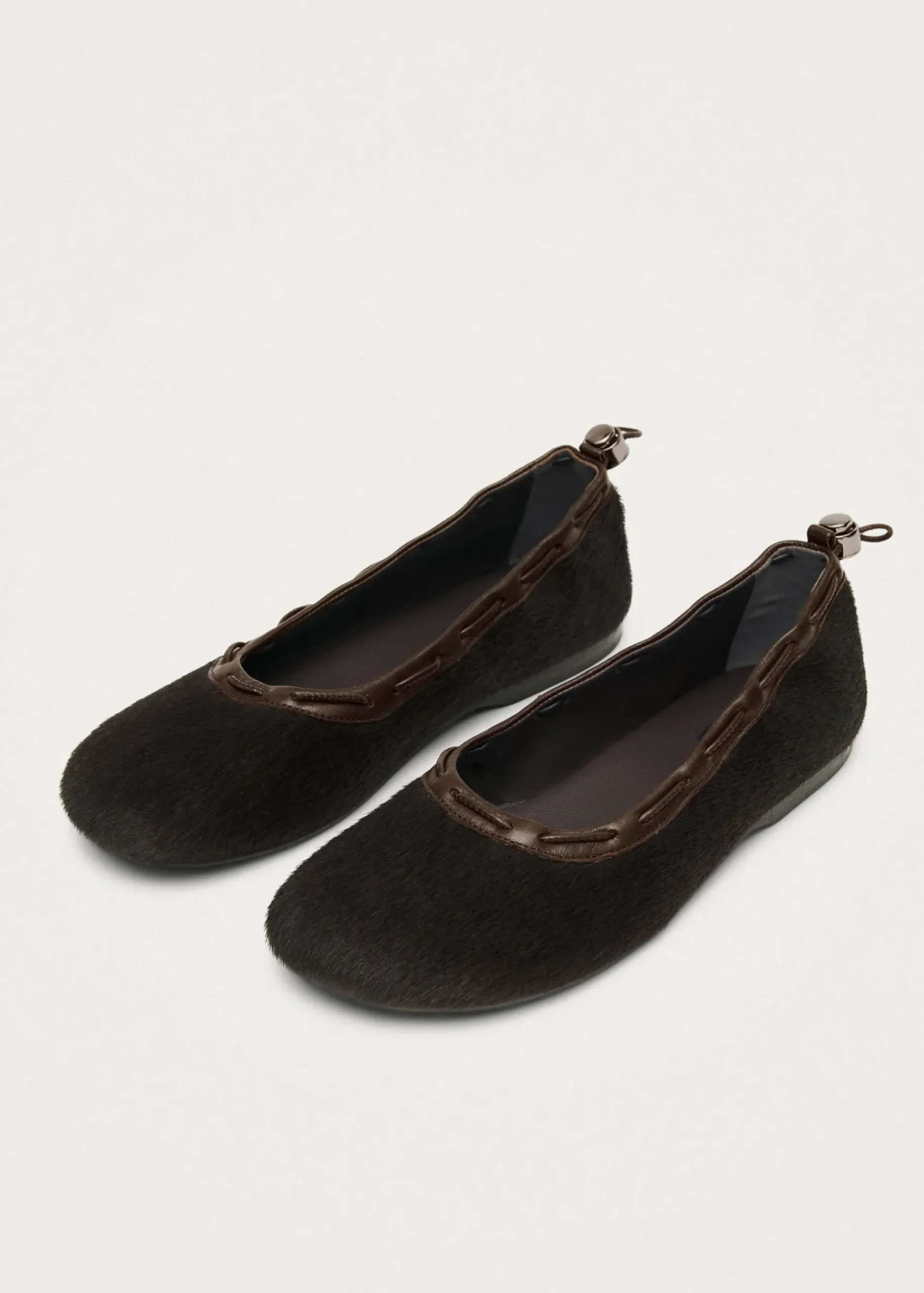 Gill Soft Braune Leder Ballerinas