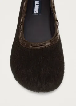 Gill Soft Braune Leder Ballerinas