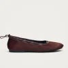 Gill Soft Burgunder Leder Ballerinas