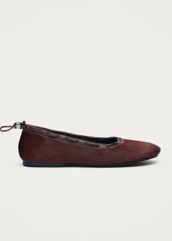 Gill Soft Burgunder Leder Ballerinas