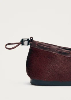 Gill Soft Burgunder Leder Ballerinas