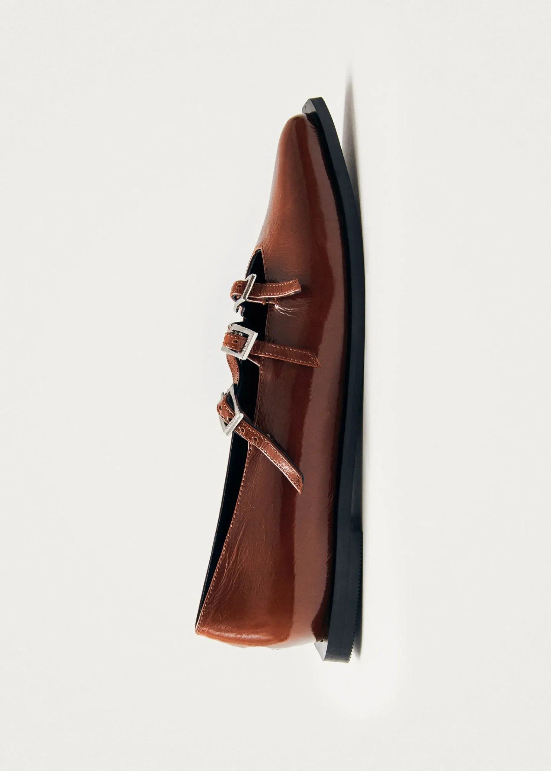 Jive Onix Braune Leder Ballerinas