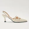 Joelle Onix Cremefarbene Leder Pumps