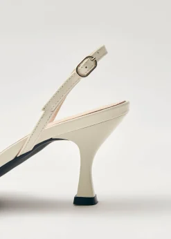 Joelle Onix Cremefarbene Leder Pumps