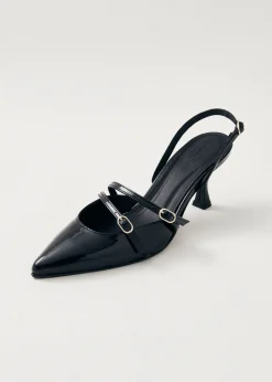 Joelle Onix Schwarze Leder-Pumps