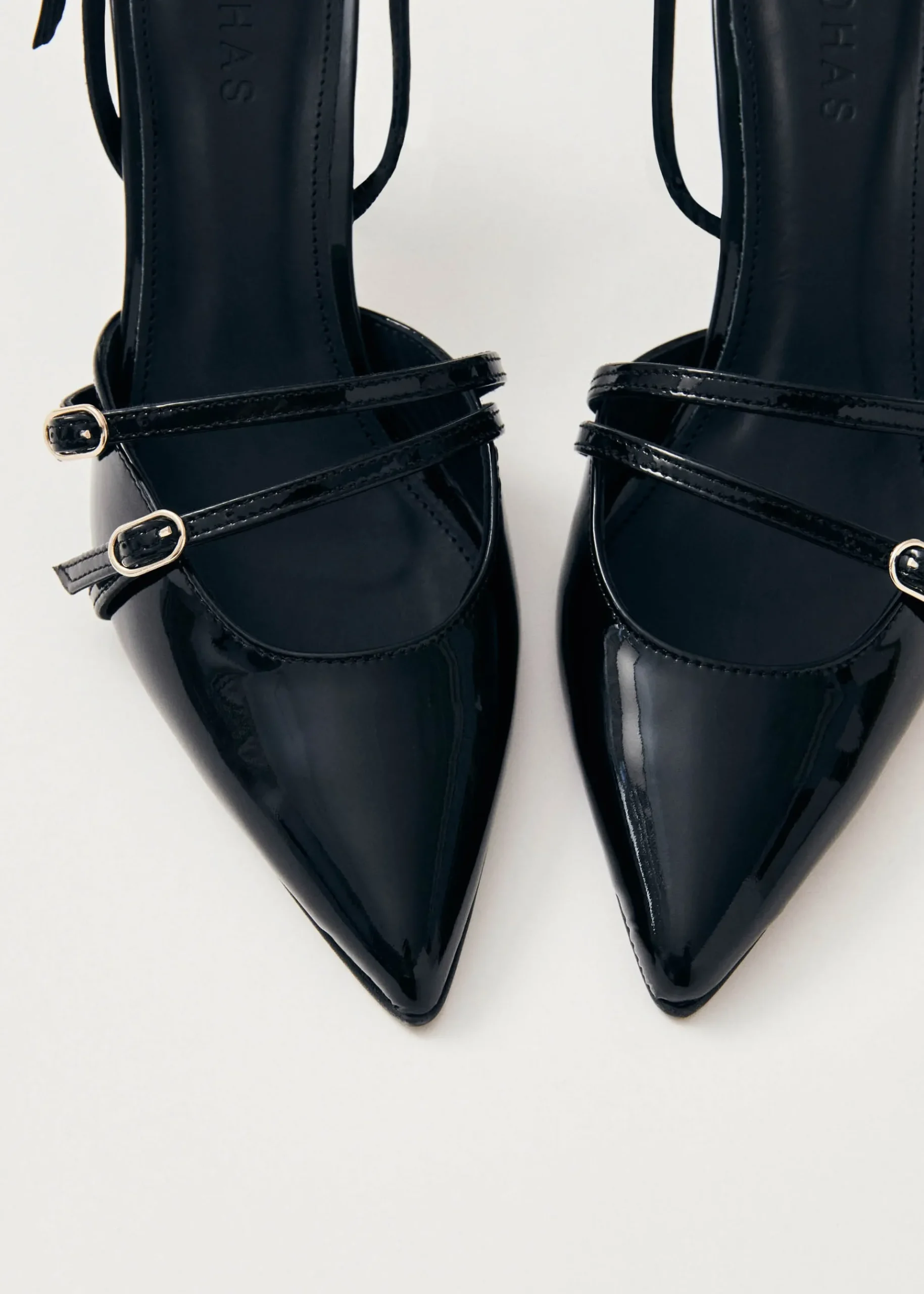 Joelle Onix Schwarze Leder-Pumps