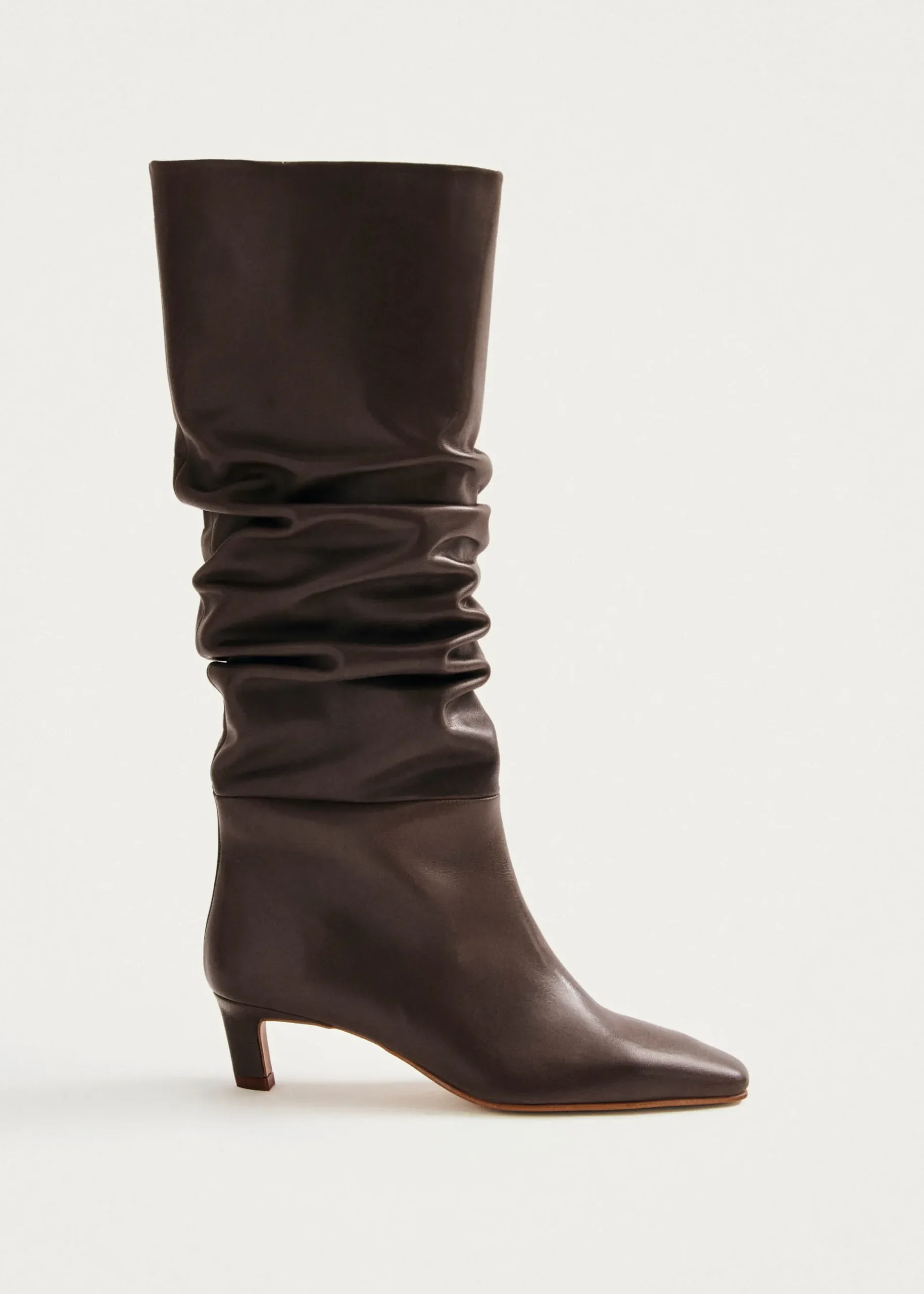 Kalila Braune Lederstiefel