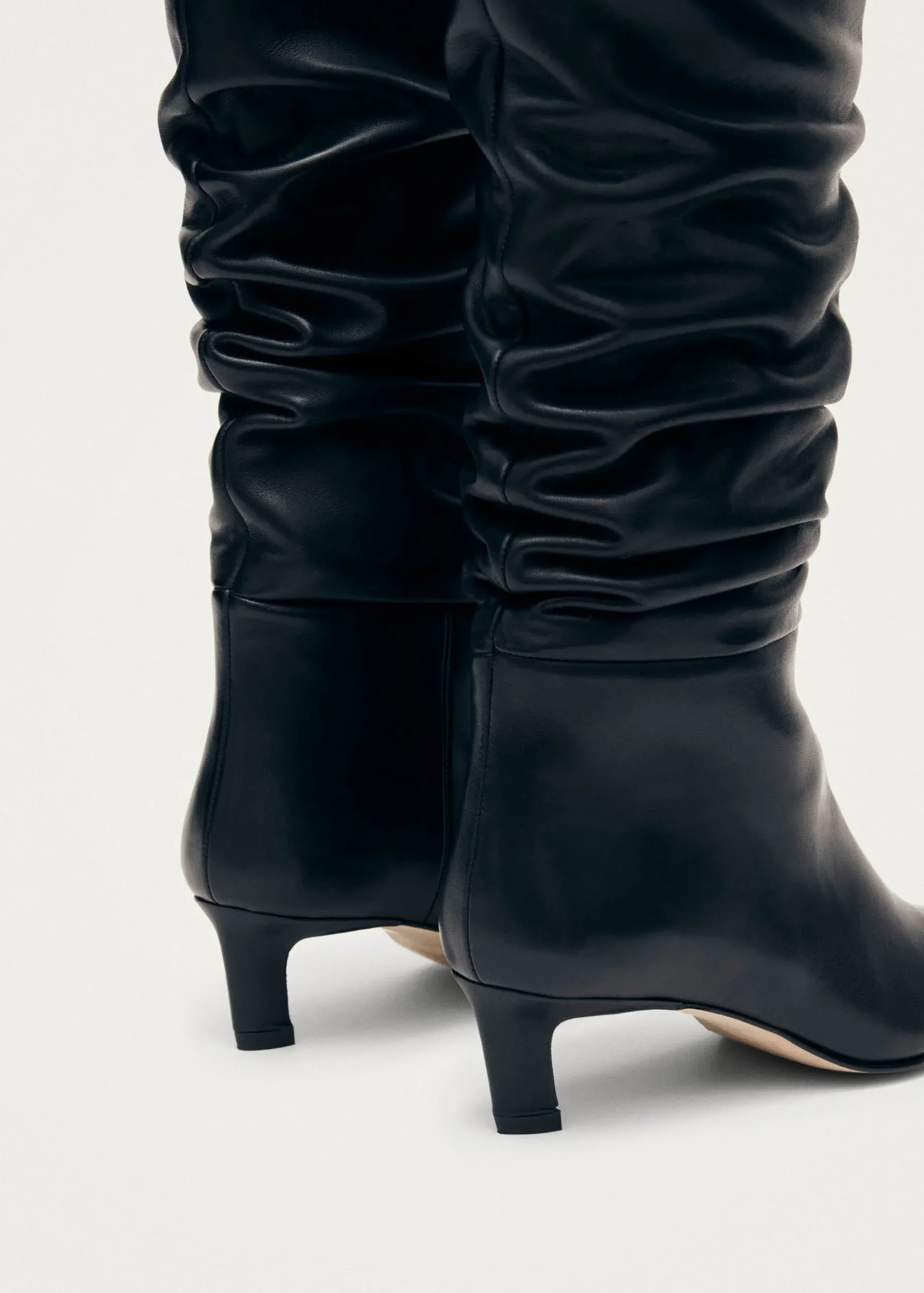 Kalila Schwarze Lederstiefel