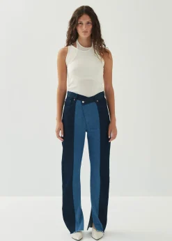 Kansas Bicolor Indigo Denim Trousers