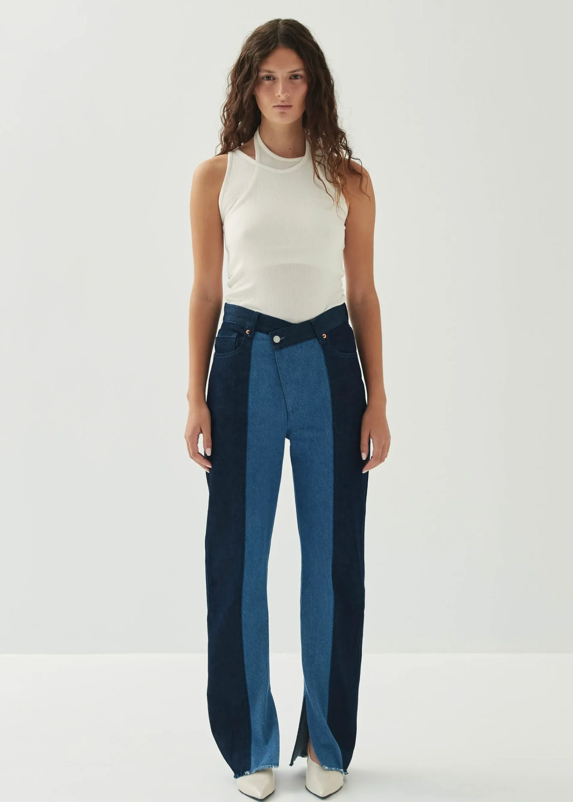Kansas Bicolor Indigo Denim Trousers