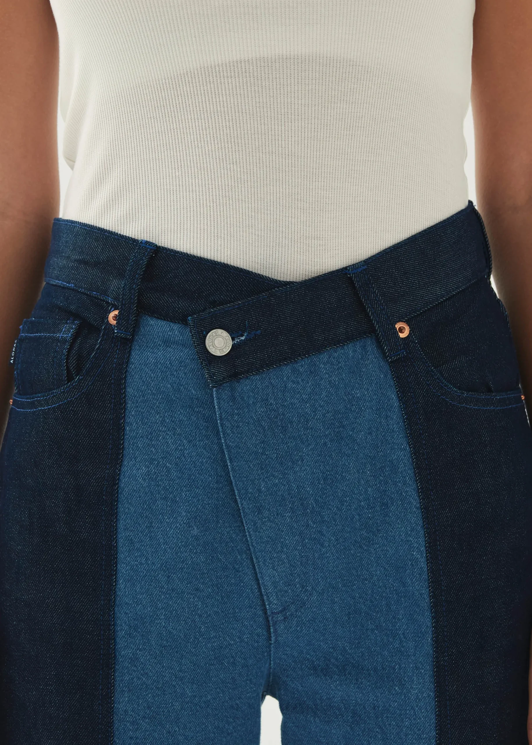Kansas Bicolor Indigo Denim Trousers