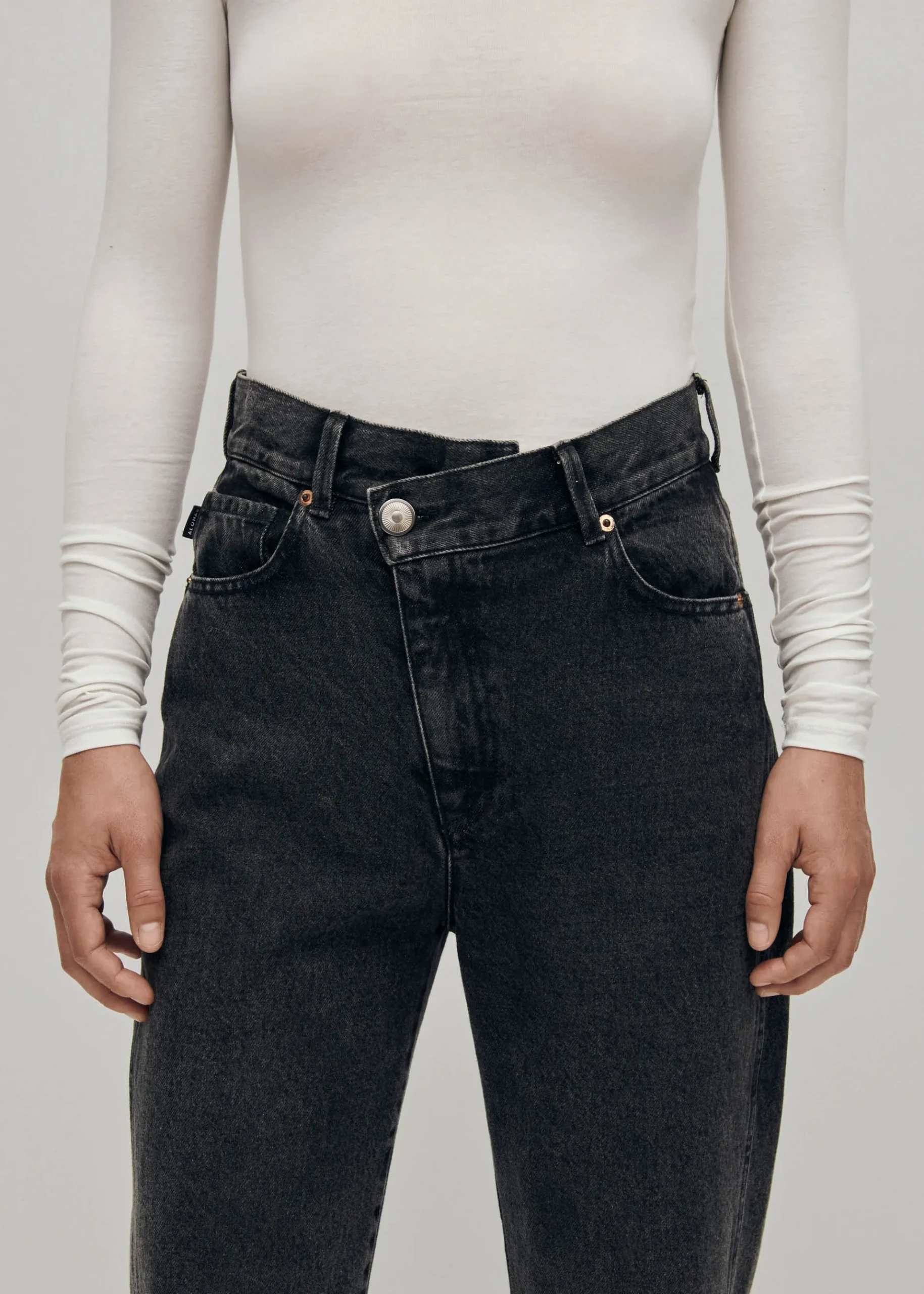 Kansas High-Waist Schwarze Jeans
