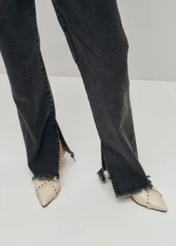 Kansas High-Waist Schwarze Jeans