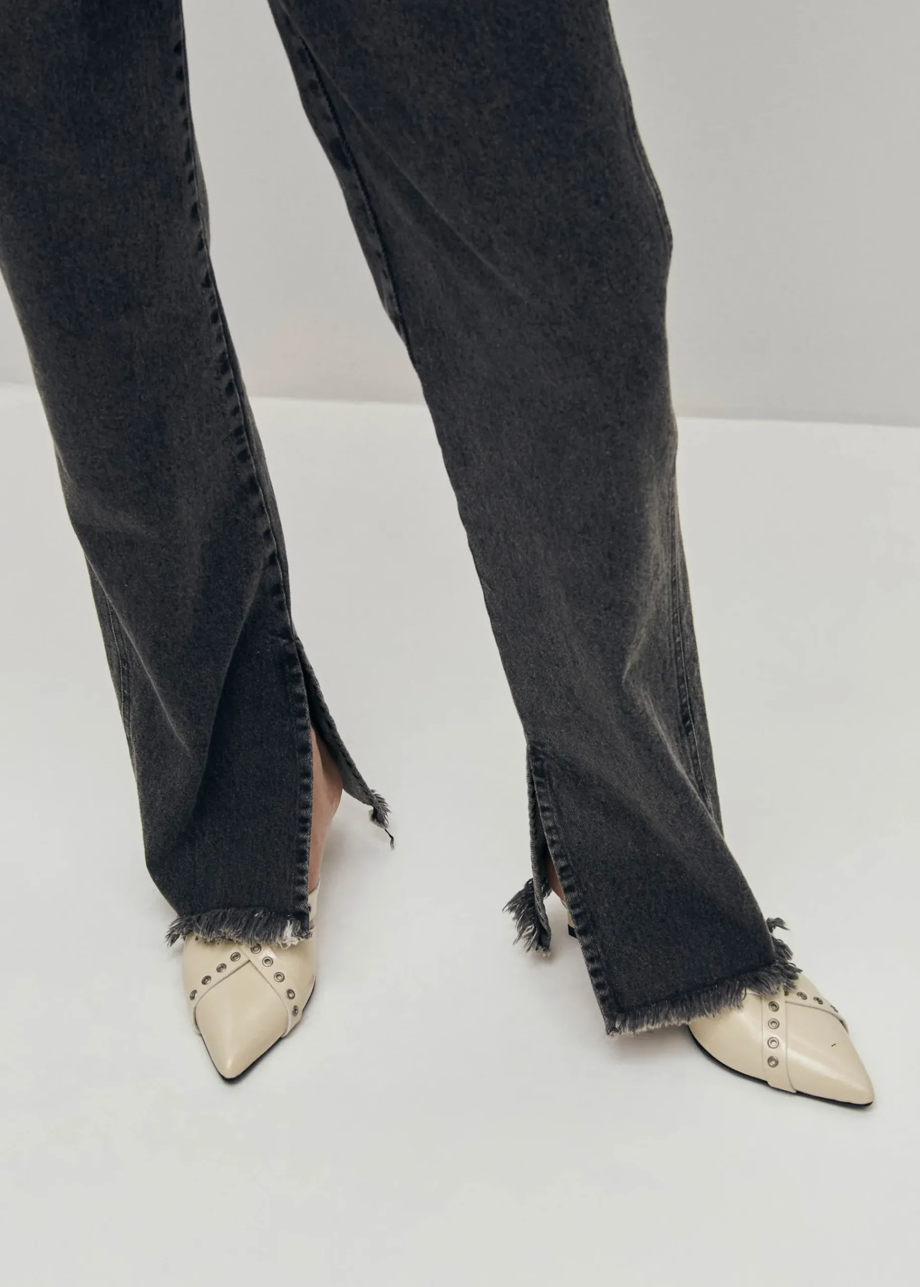 Kansas High-Waist Schwarze Jeans
