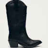Liberty Black Leather Boots