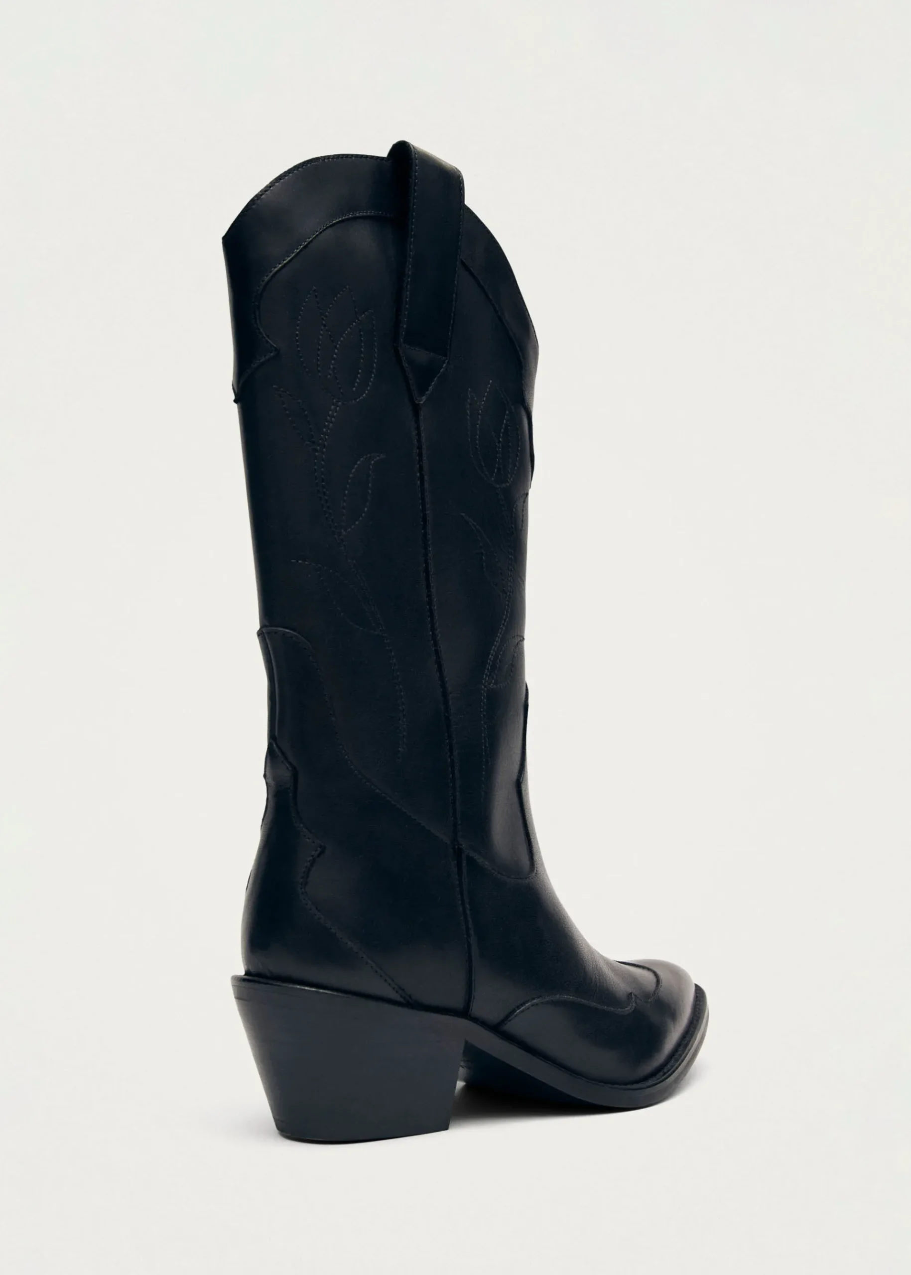 Liberty Black Leather Boots