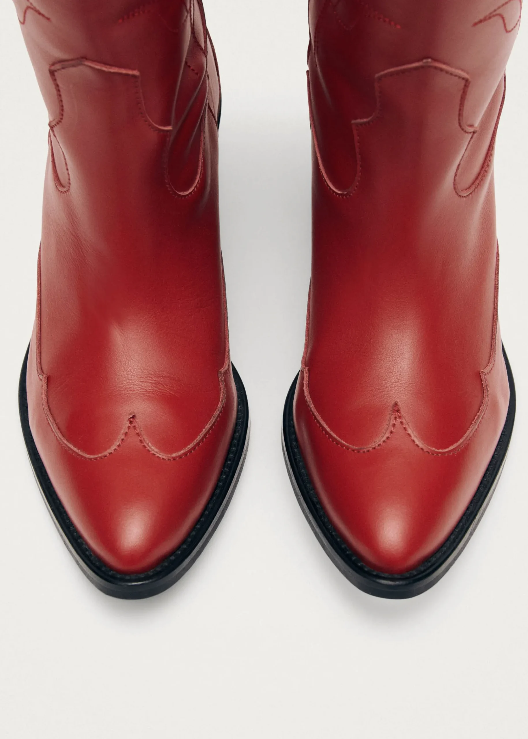Liberty Rote Cowboystiefel aus Leder